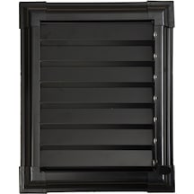 65 X 65 Alüminyum Siyah Banyo Wc Havalandırma Panjuru