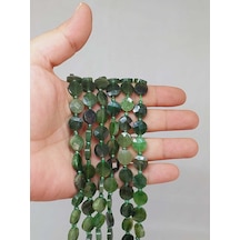 Yeşim Taşı 4x9.5mm Yarım Dizi 49908 18cm Uzunluğundadır Çok Renkli