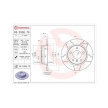 Bmw 318i E46 Arka Fren Diski 1998-2005 Brembo 08536676 2adettir