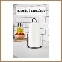 Bezos Metal Kağıt Havluluk & Dik Havlu Peçetelik Siyah 28 Cm 22
