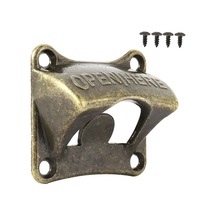 Bronz Vintage Bronz Duvara Monte Şarap Modası Soda Şişesi Bira Açacağı Bar Aksesuarları Bronz