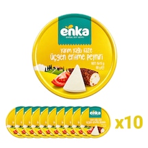 Enka Gurme Üçgen Eritme Peyniri Yarım Yağlı 6 X 15 G, 10 Lu Paket