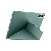 Redmi Pad Se 4g Kılıf Kalemlikli Mars Tablet Kılıfı - Koyu Yeşil Diğer