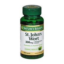 SKT:08/2022 Nature's Bounty St. John's Wort, 300mg 100 Kapsül