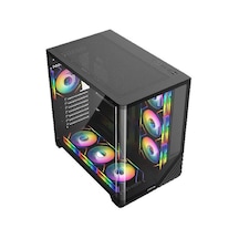 Fazeon F3 750w 80plus Bronze 7x120mm Argb Fanlı Atx Bilgisayar Kasası