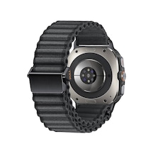 Galaxy Watch Ultra 47mm Ogaa Krd-120 Naylon Kumaş Hasır Örgülü Kordon-siyah