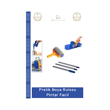 Boyarulosu Profesyonel Pratik Akıllı Damlatmaz Duvar Tavan Boyama Seti Boya Rulosu Pintar Facil