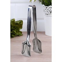 Paslanmaz Çelik Pasta Maşası Çok Renkli Metal