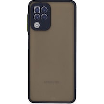Samsung Uyumlu Galaxy A22 Kılıf Montreal Silikon Kapak Lacivert/