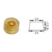 Dr Parts Pnb2/Gd Plastic Knob (Gold)