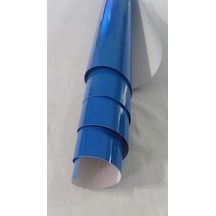 Mavi Renk Dayanıklı Araç Motor Mobilya Folyosu 126cm X 20 Cm