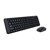 LOGITECH MK220 Kablosuz Q Trk Siyah Multimed  a Klavye - Mouse Se