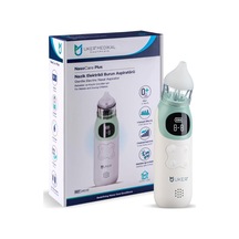 Uker Nasocare Plus Elektrikli Burun Aspiratörü - Şarjlı - 5 Kademeli Nazik Emiş - Led Işık Ve Müzikli, 4 Silikon Başlıklı