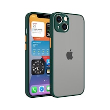 Smcase Apple Uyumlu iPhone 13 Kılıf Kamera Korumalı Hux Mat Sert Silikon