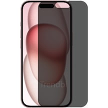 Apple iPhone 15 Uyumlu Mat Hayalet Ekran Koruyucu Yandan Görünmeyen Film