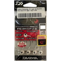 Daiwa Gekkabijin Sw Light Jig Head Ss Red Glow No:8 4 Adet 1.5 Gr