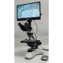 Ece Opto-edu Biyoloji Mikroskobu Trinoküler 2000x Ve Lcd Ekranlı Mikroskop Kamerası Alüminyum Bavulda