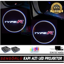Honda Typer Araçlar Için Pilli Yapıştırmalı Kapı Altı Led Logo (489392619)