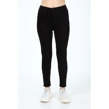Kadın Dar Paça Jeans Siyah