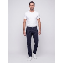 Lacivert Dynamic Fit Erkek Chino Pantolon Laci