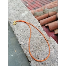 Boncuk Ay Kolye Şık Hediye Model 324670 Çok Renkli