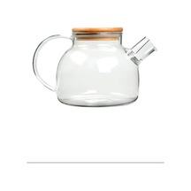 Bambu Kapaklı Borosilikat Cam Demlik 1000ml Royaleks-cm-2000