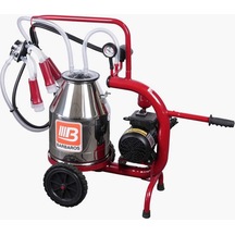 Tek Sağım Tek Güğüm İnek Sağım Makinesi C Model Yağlı Pompa