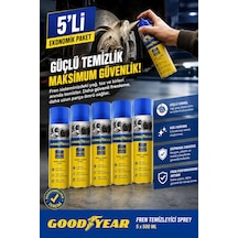 Goodyear 5'li Set Fren Balata Temizleme Spreyi