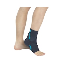 Code 706 Örme Aşil Tendon Destekli Ayak Bilekliği Siyah-mavi