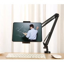 Teleskopik Telefon Tablet Masa Tutucu Esnek Uzun Kollu 360 Derece Ayarlanabilir