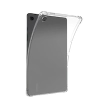 Mey İthalat Samsung Galaxy Uyumlu  Tab A11 Anti Shock Tablet Silikon - Şeffaf Tablet Kılıfı