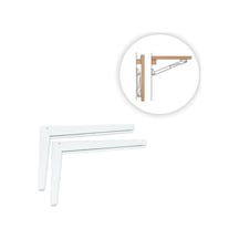 Shuıvan Katlanır Masa Braketi 20cm Karavan Ek Tezgah 2'li Set -1123