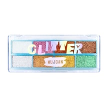 8 Renk Yaz Glitter Far Paleti - 2'li Set Çok Renkli