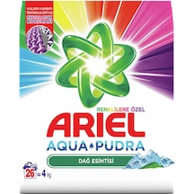 2 Adet Ariel Çamaşır Deterjanı 4 Kg Renkliler Diğer