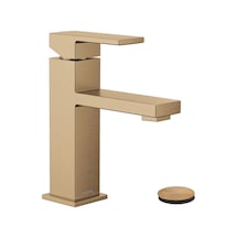 Moen Revyl Bronz Altın Tek Kolu Tek Delikli Modern Banyo Lavabo B Diğer