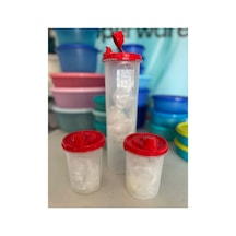 Yağdanlık Oval 1.1 Lt Ve 2 Adet 440 Ml. Kırmızı