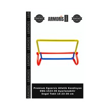 Premium Egzersiz Atletik Kondisyon Eng-1523-30 Ayarlanabilir Engel Tekli 15-23-30 Cm Çok Renkli