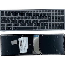 Lenovo Uyumlu Ideapad G500s Type 20245, G500s Type 80ad Klavye Tr Gümüş Gri
