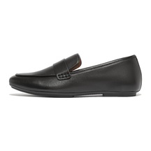 001 Black Klasik Ayakkabı Kadın Hx9-001 Fitflop Delıcato Soft Leather Loafers Black Siyah