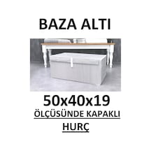 Baza Ve Çekyat Tipi Hurç 50 40 19 Baza Altı Hurç Çok Amaçlı Kutu Hurç Pamuklu Gri Tr Diğer