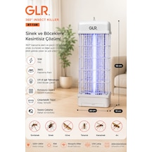 Rt-15w Elektrikli Sinek Öldürücü Lamba 15w 2500v Yüksek Voltaj 52 Cm