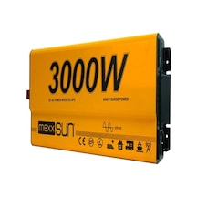 Mexxsun 12v 3000w Tam Sinüs Ups Karavan Inverter Remote Ekran