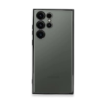 Samsung Galaxy S23 Ultra Kılıf Razer Lensli Silikon - Siyah