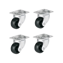 4 Adet Hts Döner Tablalı Mobilya Tekeri Çap: 28 Mm Kod : 338