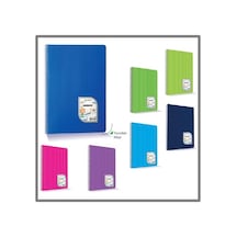 Çınar 96 Yaprak Çizgili A4 Defter Spiralli Pp Kapak - 2 Adet Çok Renkli