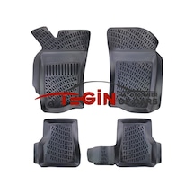 Fiat Siena 2002 Geometrik Desenli 3d Havuzlu Oto Paspas Siyah
