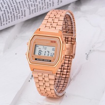 Retro Premium Serisi Rose Renkli Çelik Kordon Kadın Kol Saati St-304235 Retro Premium Serisi Rose Renkli Çelik Kordon Kadın Kol Saati St-304235