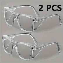 Willowhaven C9 Dayanıklı Güvenlik Gözlüğü 2 Adet Rüzgar Kum Darbe Korumalı Endüstriyel Polisaj