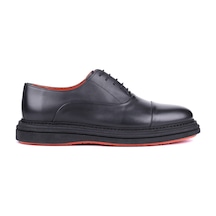 Shoetyle - Siyah Hakiki Deri Bağcıklı Erkek Klasik Ayakkabı 250-2035-1533 Deri Siyah