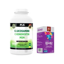 Glucosamine Chondroitin Msm 300 Tab + Vitamin D3 Vitamin K2 20 Ml